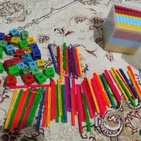 چینه چوب خط کوییزنر و تعدادی کتاب خیلی سبز و...