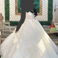 پیراهن عروس با ژپون شش فنره|لباس|پاکدشت, پاکدشت (مامازند)|دیوار