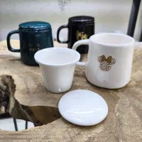 ماگ کادویی طلا کوب لیوان تک جعبه رنگی ماگ دمنوش|ظروف سرو و پذیرایی|کرمانشاه, |دیوار