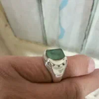 انگشتر زمرد کلمبیا باده عدد نگین|جواهرات|زنجان, |دیوار