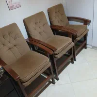 صندلی آنتیک آلمانی(چوب گردوی قدیمی)|صندلی و نیمکت|کرج, شهرک بنفشه|دیوار