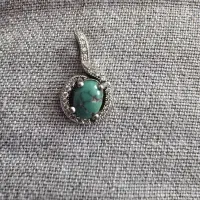 گردنی نقره سنگ فیروزه