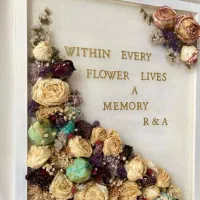 قاب گل جاودان|تابلو، نقاشی، عکس|خرمآباد, |دیوار