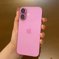 آیفون ۱۶ نرمال رنگ صورتی باتری ۱۰۰
