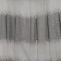 پرده طوسی همراه بازیرپرده ای