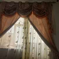 پرده با زیری پانچ شده مرتب یک وپونصد|پرده، رانر، رومیزی|زابل, |دیوار