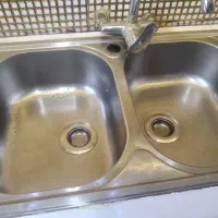 سینک دو لگن البرز سالم و تمیز و جنس محکم و خوب