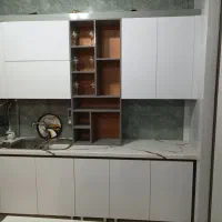 کابینت با سینک تو کار و شیر و صفحه ضد آب|مصالح و تجهیزات ساختمان|فولادشهر, سایت صنعتی کاوه|دیوار