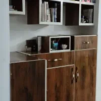 جا کفشی با کتابخانه|کتابخانه، شلف، قفسه‌های دیواری|بندرعباس, |دیوار