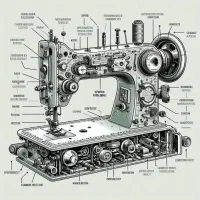 تعمیر چرخ خیاطی در مغازه وسیار