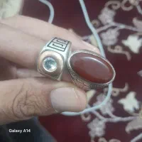 با سلام،۲ عدد انگشتر زیبا با نقره زیبا و زنجیر