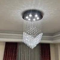 لوستر دو عدد مکعب و بیضی و پیچی