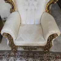 مبل سلطنتی در حد نو تمیز|مبلمان خانگی و میز عسلی|تهران, طیب|دیوار