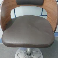 صندلی ،چرم و چوب اُپن