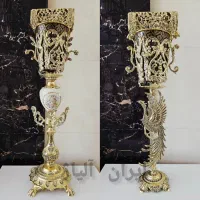 ظرف پذیرایی طلایی کنارسالنی سرامیک دار