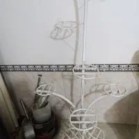 استند فلزی  هشت تا گلدان