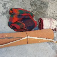 دو عدد موج و یک کناره فرش ویک گلیم سالم