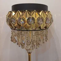 چندتا لوستر ست لوستر بزگ وکوچک وآباژور وچراغ سرویس