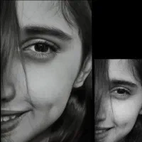 پرتره طراحی چهره  و نقاشی چهره سیاهقلم رنگی|تابلو، نقاشی، عکس|شیراز, قصرالدشت|دیوار