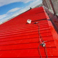 جوشکاری شیروانی  پانل فلزی  اسکلت بندی. درب