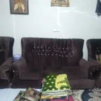 مبل 7نفره قهوه ای سوخته