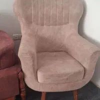 مبل 7 نفره با دوتا تکی کرم رنگ|مبلمان خانگی و میز عسلی|مینودشت, |دیوار