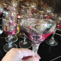 ۲دست جام رنگی ترک با پارچ امپراتوررنگی تراش فرانسه|ظروف سرو و پذیرایی|مشهد, آبکوه|دیوار