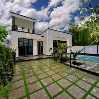 مدرن روفدار /نوساز کلیدنخورده/استخر۴فصل