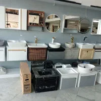 کابین روشویی کوچک و بزرگ