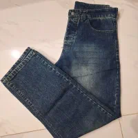 شلوار جین نیم بگ مردانه