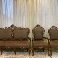 فروش مبل سلطنتی چوب گردو دسته دوم|مبلمان خانگی و میز عسلی|تهران, کرمان|دیوار