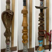 قلیون تنه چوبی