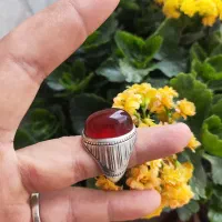انگشتر عقیق سرخ یمنی