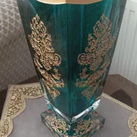 گلدان طلا کوب   ،وارداتی دوپوست|صنایع دستی و سایر لوازم تزئینی|اقبالیه, |دیوار