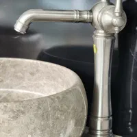 شیر روشویی پایه بلند مارون کروم مات|مصالح و تجهیزات ساختمان|رشت, پارک شهر|دیوار