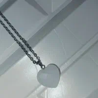 گردنبند قلب رز کوارتز