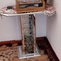 میز اینه وشمعدان