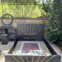 تخت خواب دو نفره مدل خورشیدی