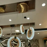 لوستر سه شعله آویز وارداتی سه حالته شیک و ارزان|لوستر و چراغ آویز|اصفهان, تخت فولاد|دیوار