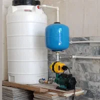 نصب پمپ آب ، لوله بازکنی با دستگاه