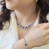 سرویس نقره زمرد باگت خور امرال آب طلا ۱۳۴۹۰۲