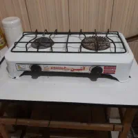 اجاق گاز دو شعله لعابی آشین