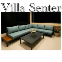 میز و صندلی باغی/مبل ال نیمکتی چوب/پروفیل تشک خور