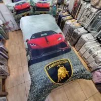 روتختی لامبورگینی جنس شانل مخمل|رختخواب، بالش، پتو|اهواز, گلستان|دیوار