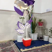 آباژور /گل مصنوعی. چراغ خواب