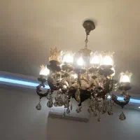 دوعدد لوستر 12شعله.6شاخه|لوستر و چراغ آویز|مشهد, کوه سنگی|دیوار