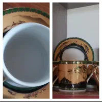 کاسه قدیمی و قهوه خوری ژاپنی