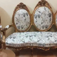 مبلمان 9 نفره استیل سلطنتی|مبلمان خانگی و میز عسلی|بروجرد, |دیوار