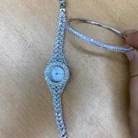 ساعت نقره طرح جواهر