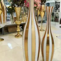 انواع گلدان کنارسالنی چینی و چوبی کادویی